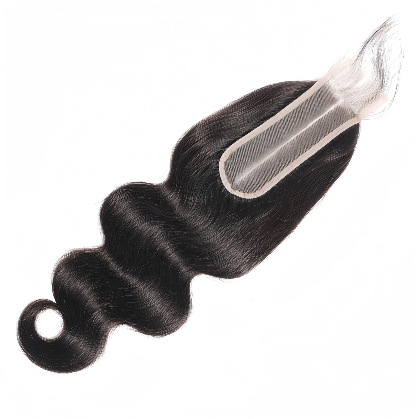 Czrleaty Brazilian Body Wave 2x6 Transparent Lace Closure with Baby Hair Deep Middle Part 2x6 Closure Remy Wavy Human Hair Lace Closure Kim K 2x6 HD Lace Closure(12")