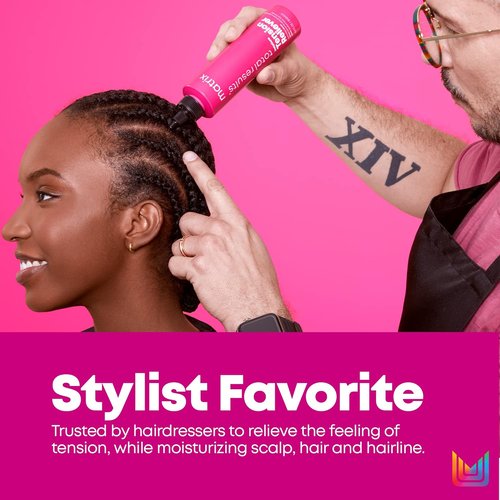 Matrix Instacure Tension Reliever Leave-In Scalp Serum - Moisturizes Dry and Irritated Scalp, Cools Tension in Braids, Protective & Tight Hairstyles, 6.8 Fl Oz