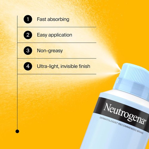 Neutrogena Ultra Sheer Sunscreen Spray - SPF 45 Body Mist for Lightweight, Non-Greasy Protection | 5 oz, Pack of 3