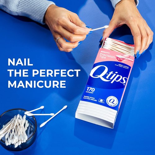 Q-Tips Cotton Swabs - Precision Tip for Accurate Application | 170 Count Pack