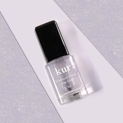 LONDONTOWN Diamond Shine Top Coat - High-Gloss Finish for Perfect Nails | 0.4 Fl. Oz.