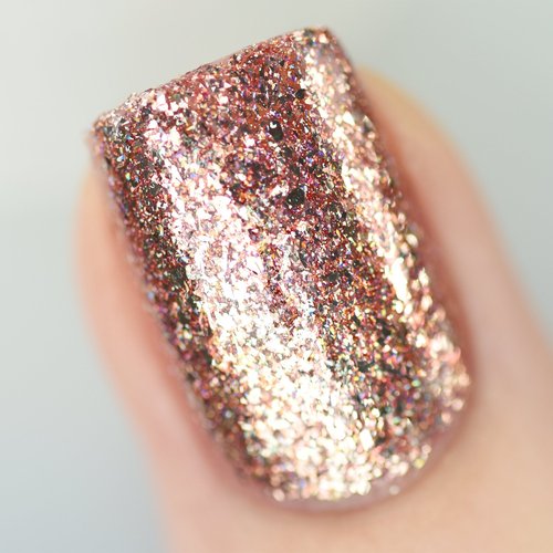 ILNP Juliette Holographic Nail Polish, Rose Gold