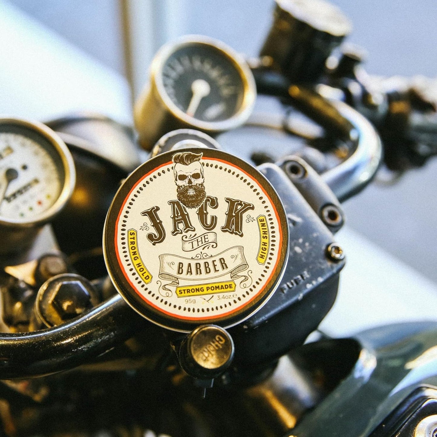 Jack The Barber Pomade - Firm Hold & High Shine for Classic Styles | Easy Wash-Out, Vegan, All Hair Types