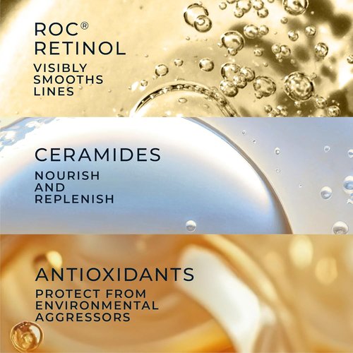 RoC Retinol Correxion Night Serum Capsules - Daily Anti-Aging Treatment for Fine Lines & Dark Spots | 10 Count