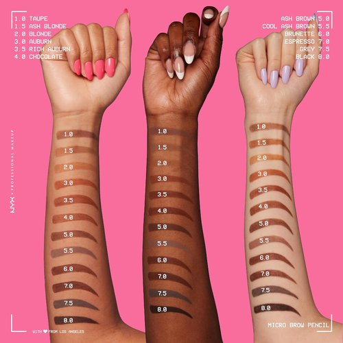 NYX PROFESSIONAL MAKEUP Micro Brow Pencil - Precise Eyebrow Definition in Espresso Shade