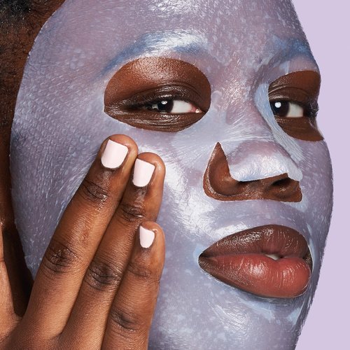 Exuviance Pick-Me-Up Plumping Mask - Pure Hyaluronic Acid & Caffeine for Instant Hydration | 0.7 oz Sheet Mask