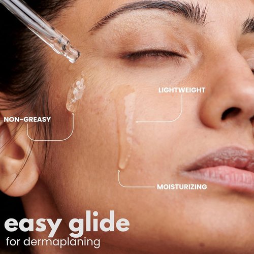 Ouile | Dermaplane Oil for Sensitive Skin - Non-Comedogenic & Hydrating - 2oz, Fragrance-Free & Natural