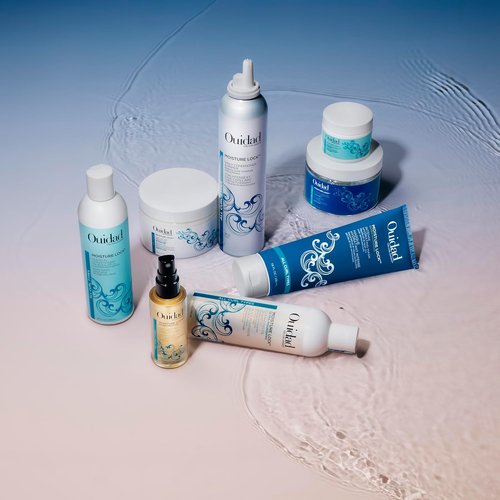 Ouidad Moisture Lock Edge Control + Pomade - 2 oz, Hair Styling Pomade with Flaxseed Oil, Marshmallow Root Extract, Biotin & Aloe, Provides Strong Hold & Generous Shine, All Curl Types