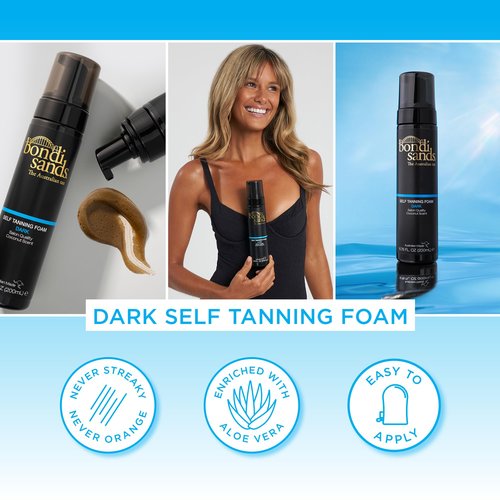 Bondi Sands Self Tanning Foam | Lightweight, Self-Tanner Foam Enriched with Aloe Vera and Coconut Provides an Even, Streak-Free Tan