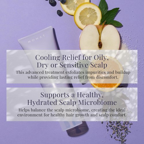 MONAT Scalp Comfort™ Rebalancing Scalp Treatment - Cooling & Exfoliating for Dry, Oily, Sensitive Scalps | Soothes Discomfort & Restores Balance - 178 ml / 6 fl oz