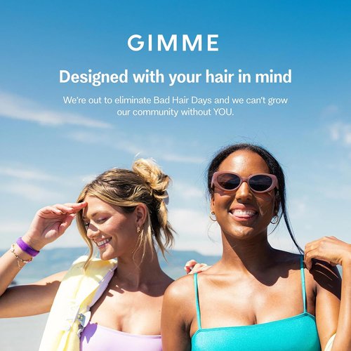 Gimme Beauty Vented Detangling Brush - Quick-Dry, Heat-Resistant Design for Healthy Hair - Ideal for Thick or Thin Locks