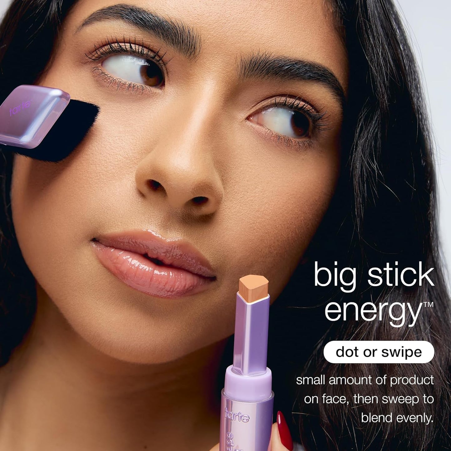Tarte Shape Tape Blur Concealer Stick Brush - Seamless Application for Dark Circles & Discoloration | Vegan & Cruelty-Free