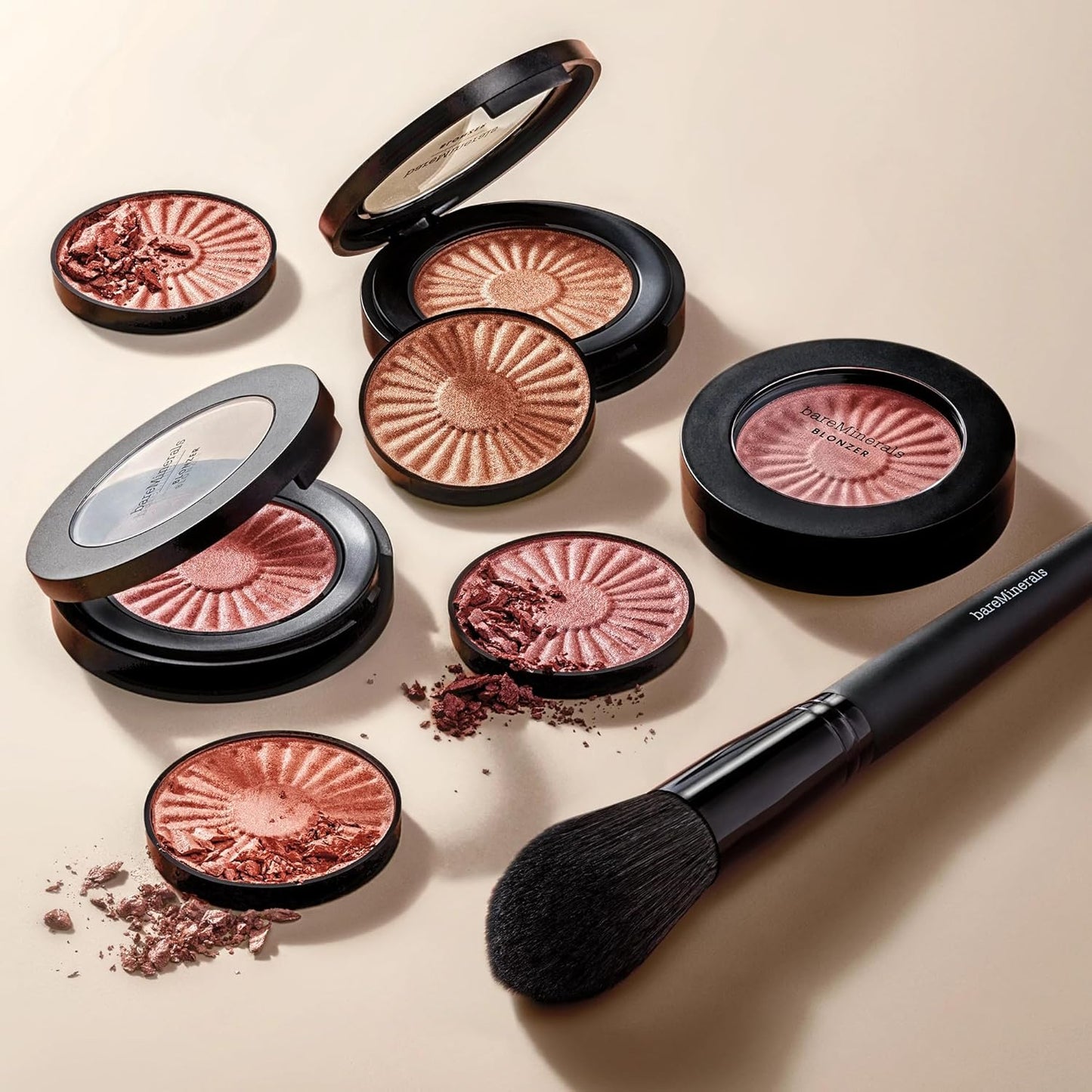 bareMinerals Gen Nude Blonzer - Talc-Free Blush & Bronzer Hybrid Compact | Buildable Luminous Finish, Rosy-Bronze Shades