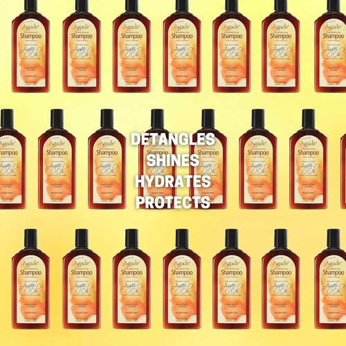 Agadir Daily Moisturizing Shampoo - Nourishing Formula for All Hair Types | 12.4 oz