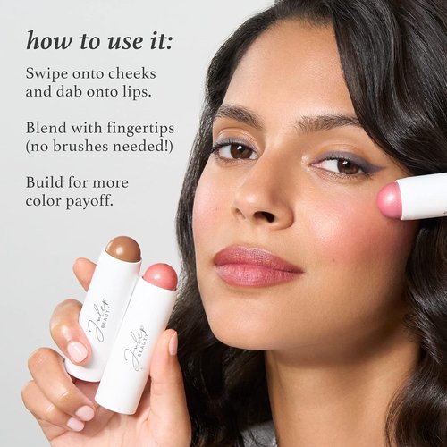 Julep Cream to Powder Highlighter Stick - Sheer Glow, Blendable & Buildable Color | 2-in-1 Makeup Stick