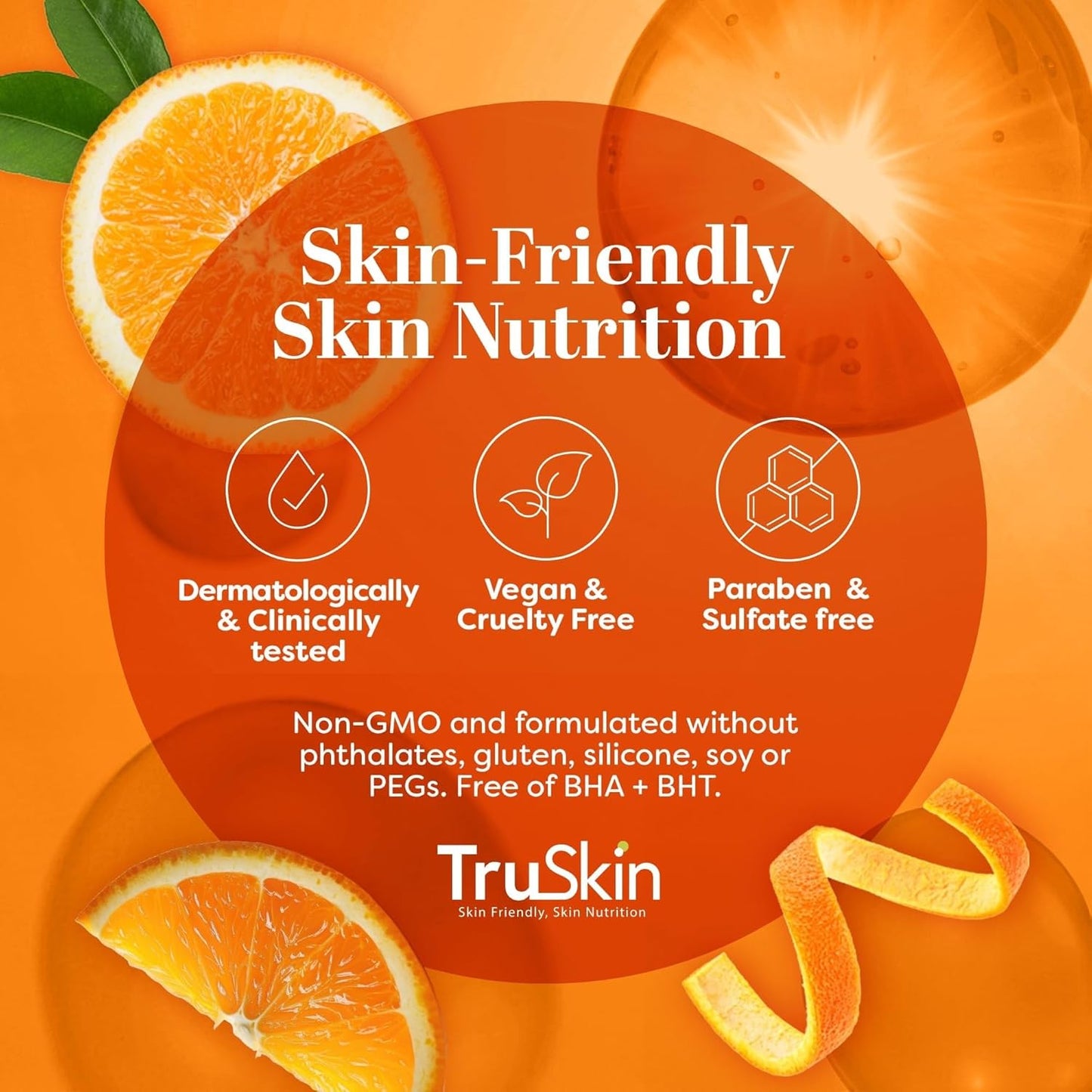TruSkin Vitamin C Serum - Anti-Aging Face Serum with Hyaluronic Acid & Vitamin E | 2 Fl Oz for All Skin Types
