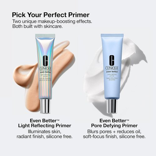 Clinique Even Better Pore Defying Face Primer - Hyaluronic Acid & Niacinamide | Blurs Pores, Reduces Shine