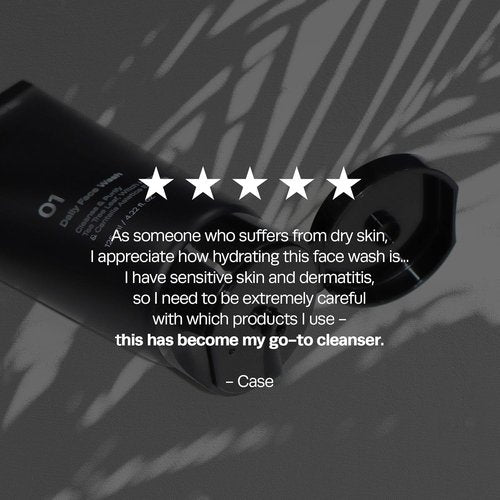 HommeFace Men's Daily Face Wash - Gentle Cleanser for Deep Cleansing & Purifying | 4.22 fl oz