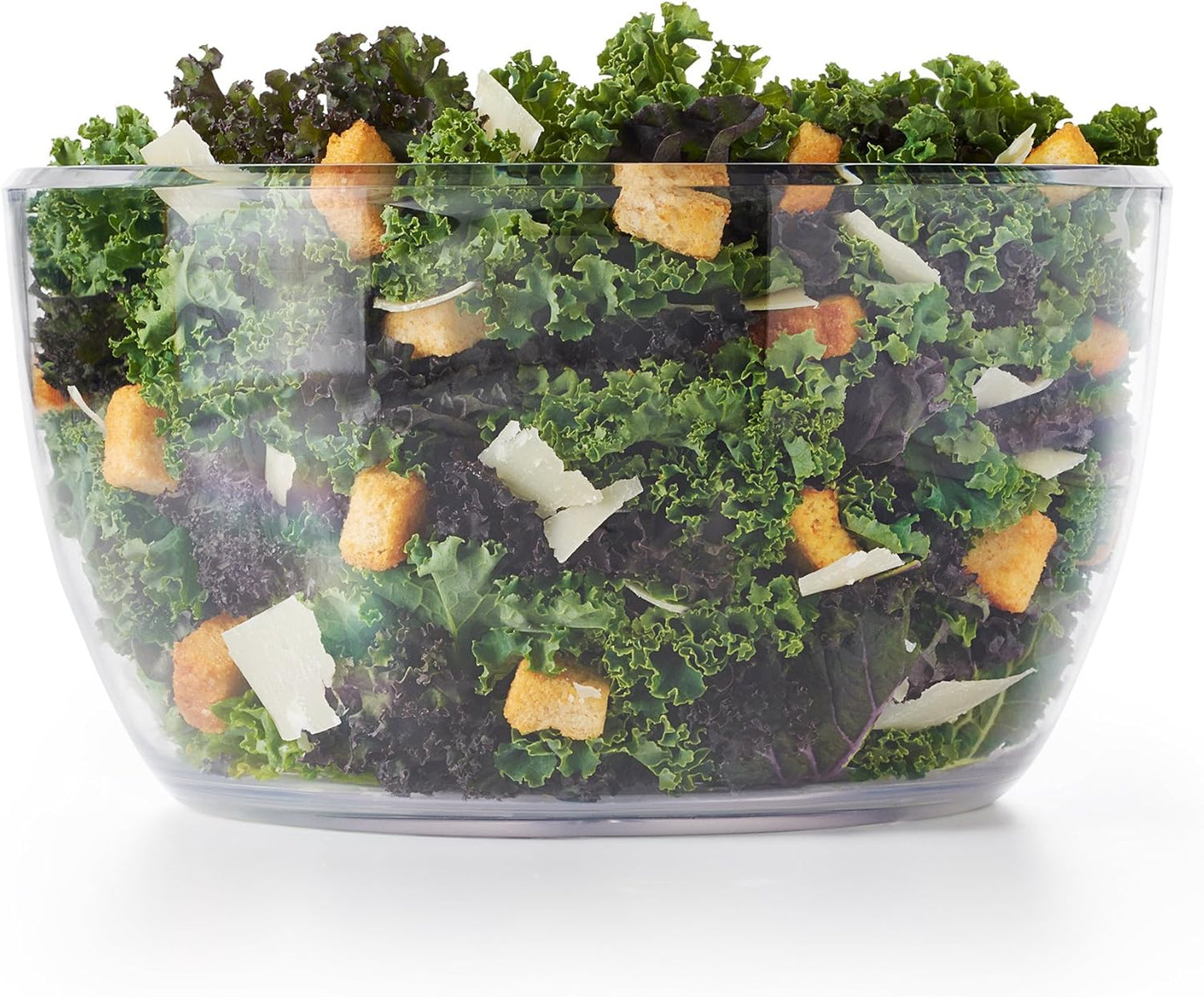 OXO Good Grips Salad Spinner - Large, Green Lettuce & Fruit Washer, BPA-Free, Easy One-Hand Pump