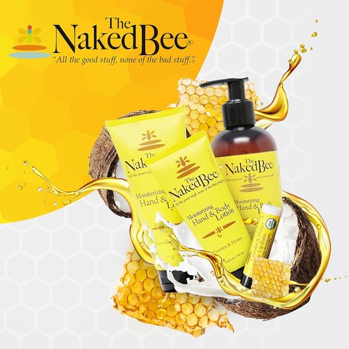Naked Bee Orange Blossom Honey Hand Cream - Intensive Nourishing Formula for Soft, Smooth Hands | 3.25 oz