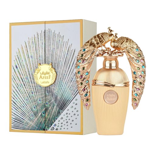 Lattafa Afeef for Unisex Eau de Parfum Spray, 3.4 Ounce / 100 Ml