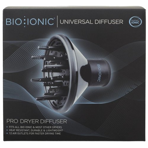 Bio Ionic Universal Diffuser - Fast-Drying Hair Dryer Attachment for Frizz Control & Shine | Fits 2.25" Blow Dryers