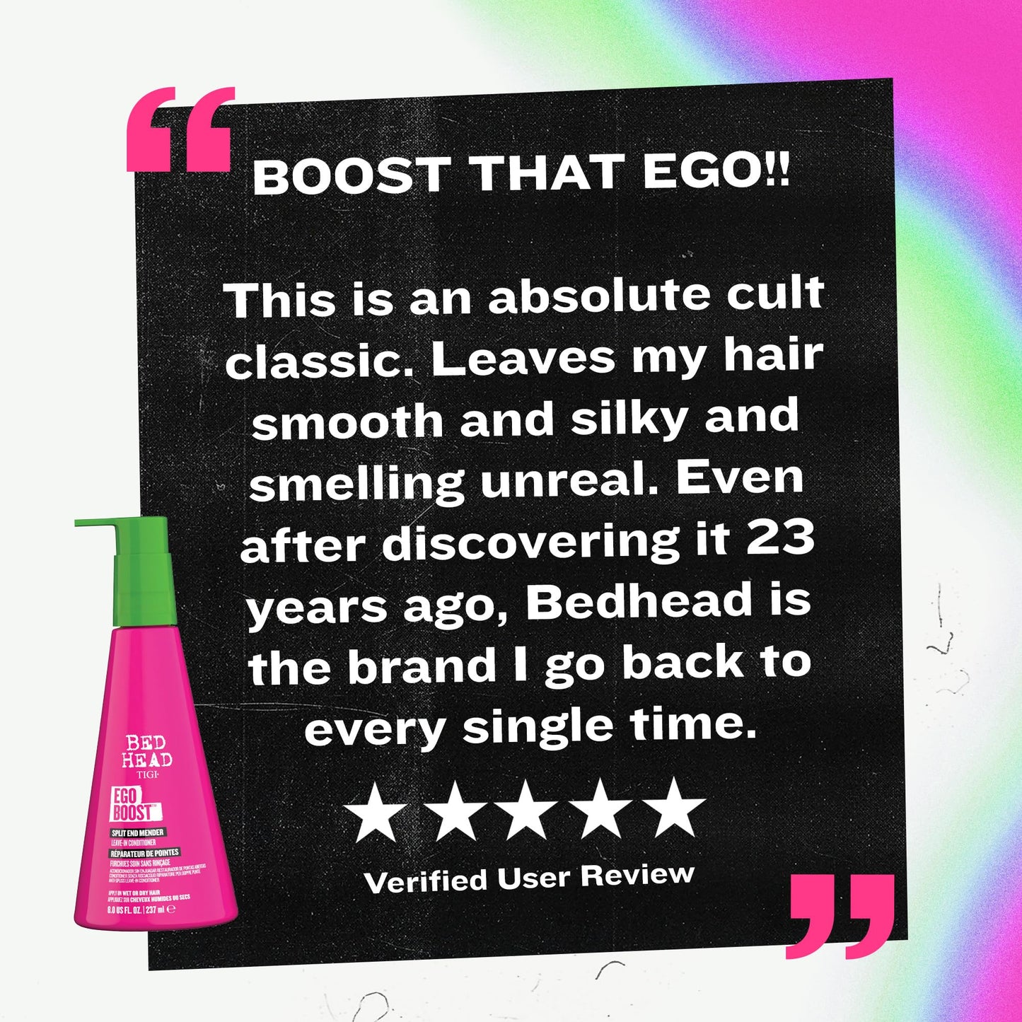 TIGI Tigi Bed Head Ego Boost Split End Mender Leave In Conditioner 8 0 Ounce
