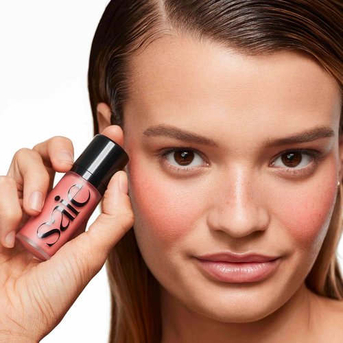 Saie Dew Liquid Blush - Hydrating Cream Blush Stick for Natural Flush | Buildable & Blendable - Sweetie (.40 oz)