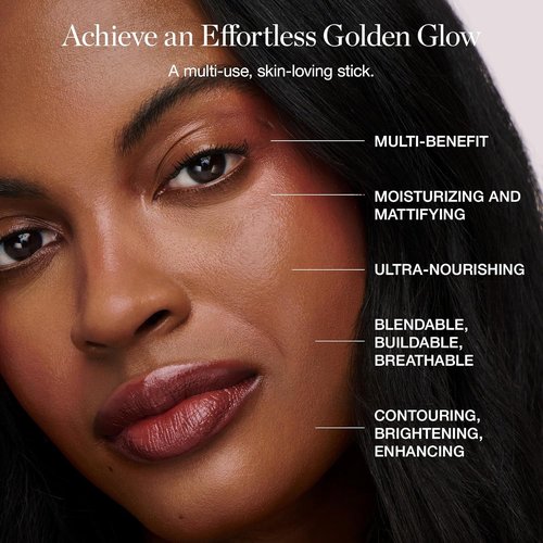 Ogee Sculpted Face Stick - Radiant Cocoa Organic Bronzer & Contour Makeup | Multi-Use 0.35 oz