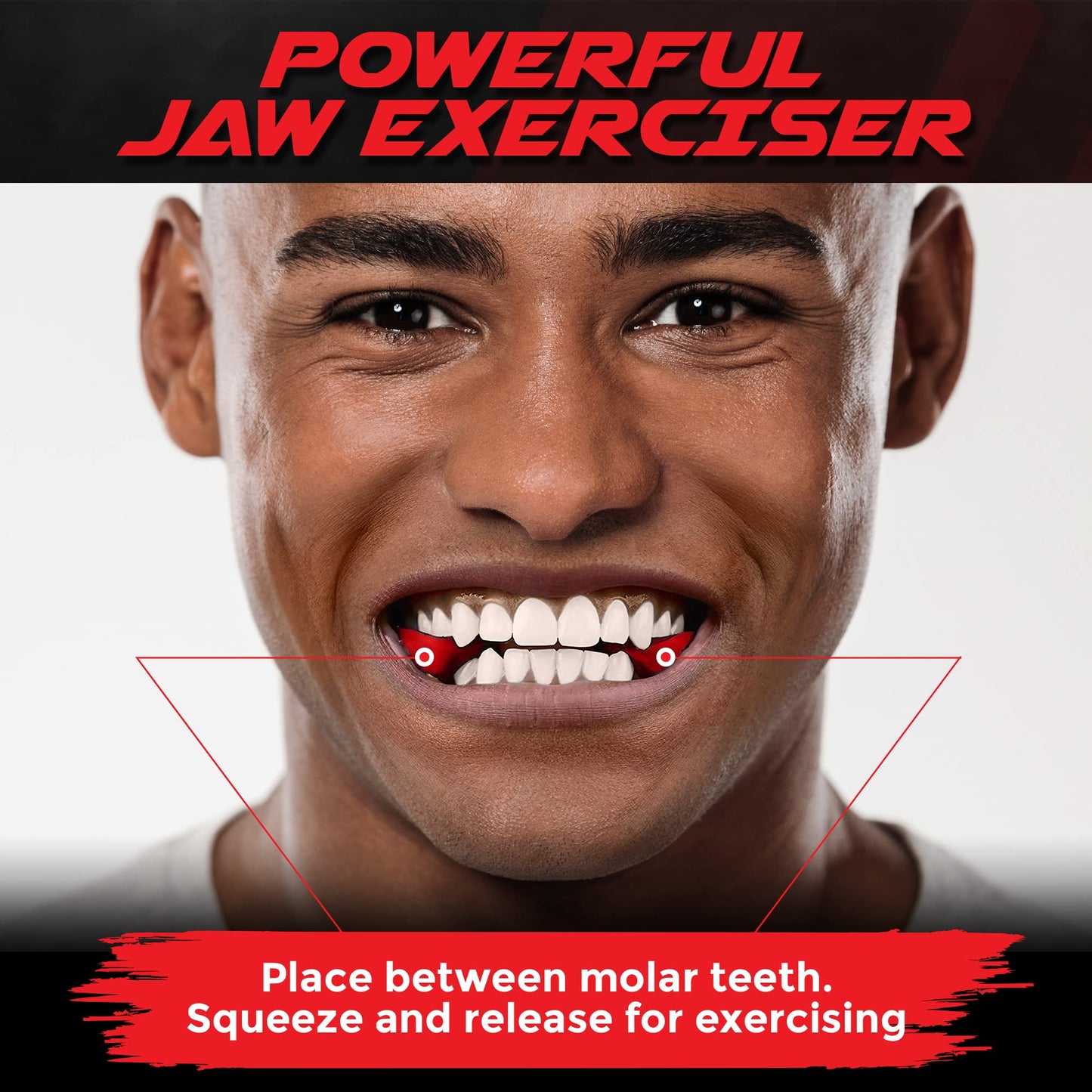 Mayena Jaw Exerciser for Men & Women | 4 Resistance Levels Silicone Jawline Exerciser Tablets| Core Strength Upgraded Model | Powerful Jaw Trainer for Multi-Level Users | Slims& Tones the Face