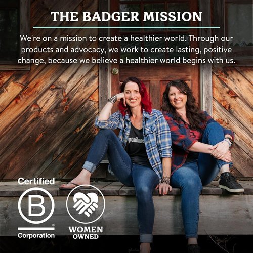 Badger Belly Butter - Organic Stretch Mark Cream for Pregnant Women | Hypoallergenic Cocoa & Coconut, 2 oz Tin