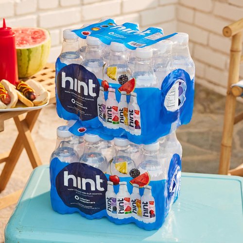 Hint Infused Bottled Water Variety Pack - Sugar-Free, Zero-Calorie Natural Flavors - 16 Fl Oz (Pack of 12)