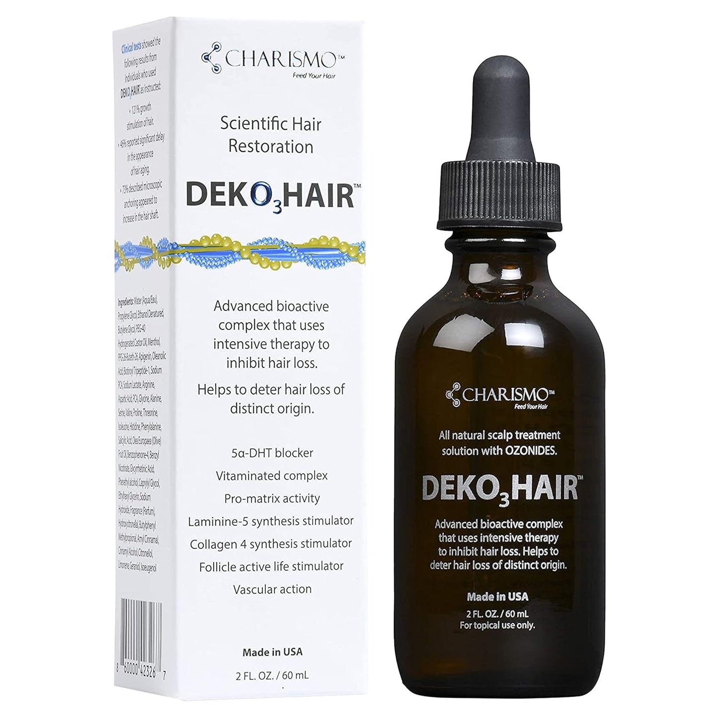 USA Dekohair Hair Regrowth Serum - Stops Thinning, Promotes Growth & Boosts Root Volume