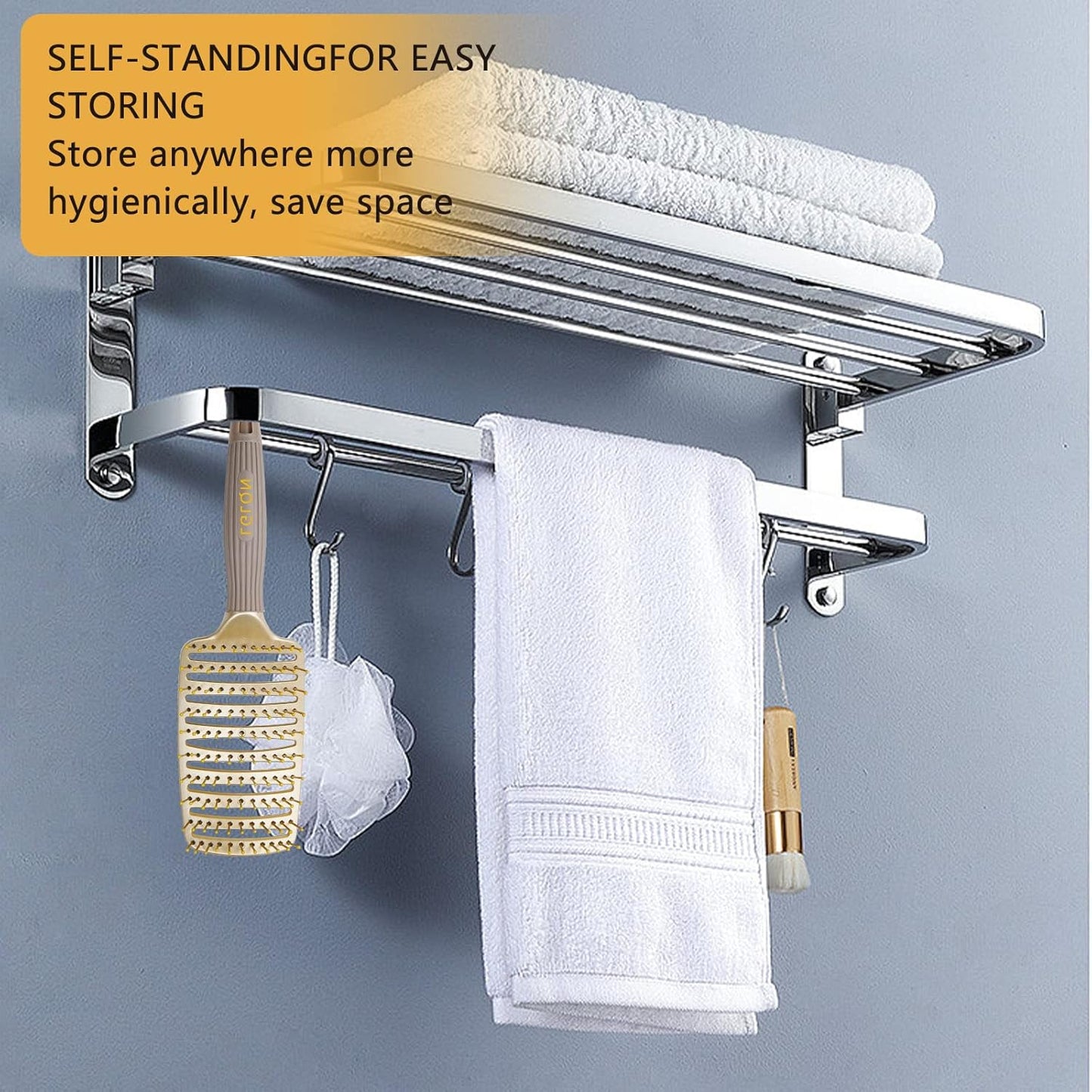 Skiennix Hair Brushes - Vented Curved Brush for Quick Blow Drying & Styling | Paddle Brush for All Hair Types