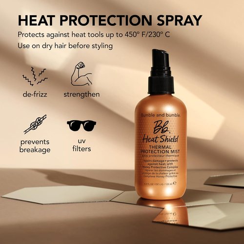 Bumble and bumble. Heat Shield Blow Dry Accelerator Hair Mist - Reduce Drying Time, Anti-Frizz & Heat Protection | For All Hair Types