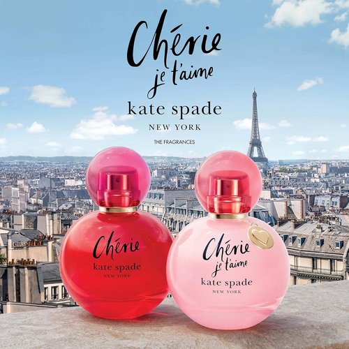 Kate Spade New York Cherie Je T'aime Eau de Parfum Gift Set - 3 Piece with Body Lotion & Purse Spray