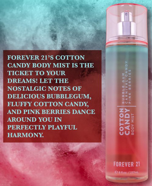 Forever 21 Cotton Candy Body Mist, 8 fl. oz.