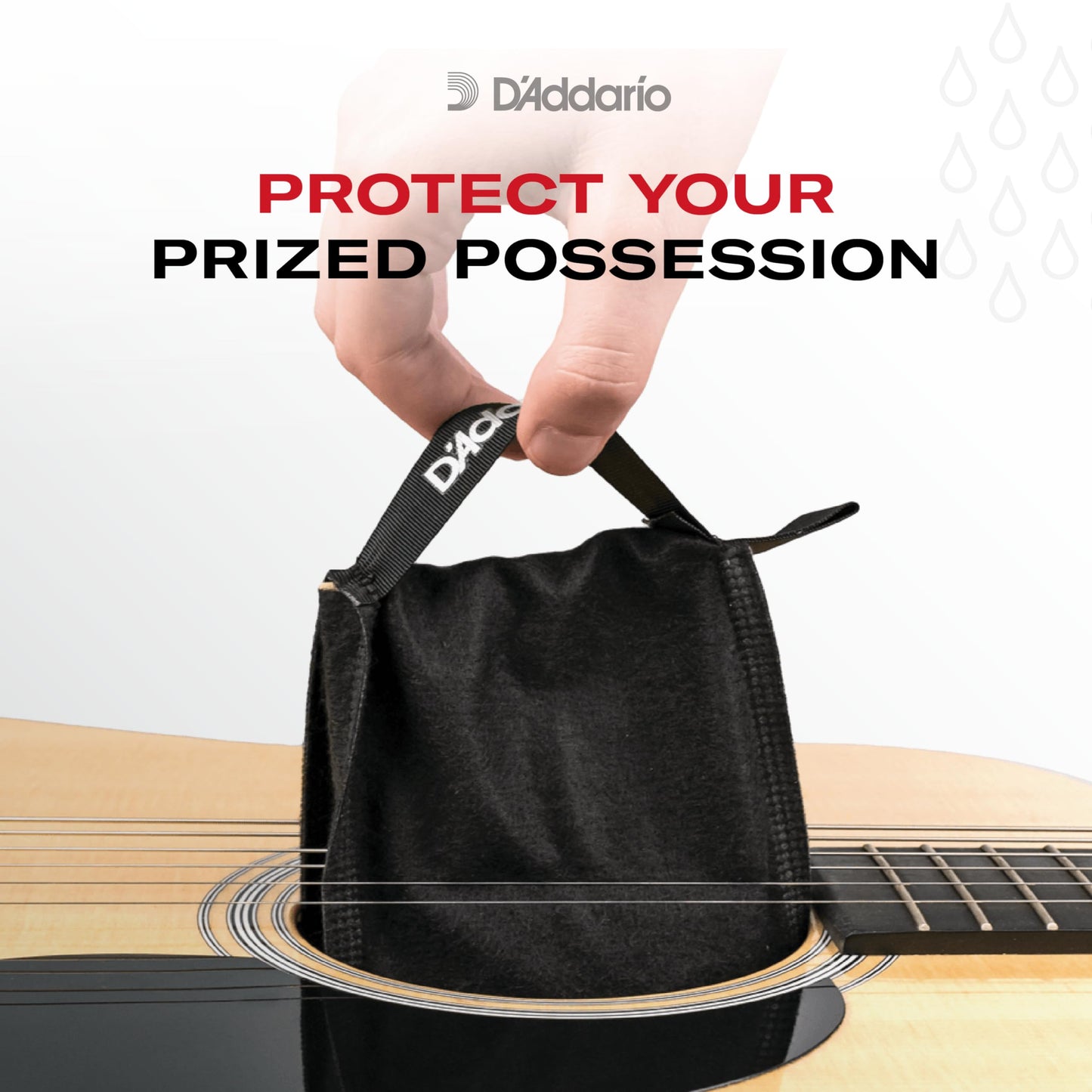 D'Addario Guitar Dehumidifier Packets - For Humidipak - Two-Way Absorb Replacement Packets - 3-Pack