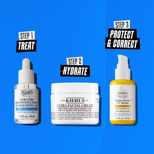 Kiehl's Ultra Pure 1.5% Hyaluronic Acid Serum - Concentrated Hydrating Face Serum for All Skin Types | 1 fl oz