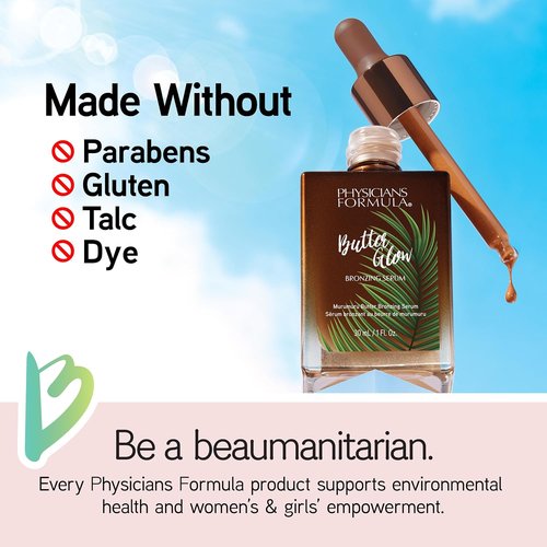 Physicians Formula Butter Glow Bronzing Serum - Nourishing Bronzing Drops for Radiant Sunkissed Skin