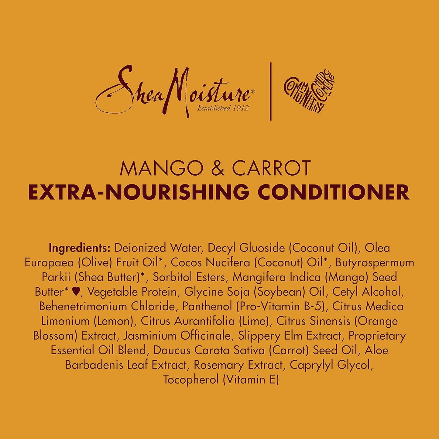 SheaMoisture Kids Conditioner - Mango & Carrot, Sulfate-Free Formula | 7.7 oz for Healthy Hair