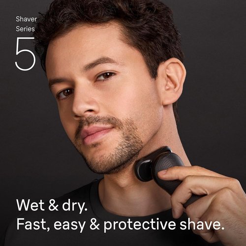 Braun Electric Razor for Men Series 5 - 4-in-1 Shaver with Precision Trimmer & Extra Head | Model S5 5165ps