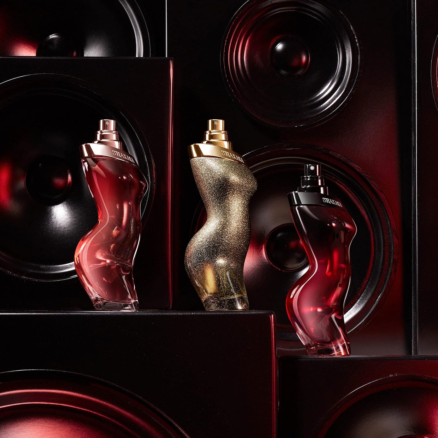 Shakira Red Midnight Eau de Toilette - Captivating Fragrance for Bold Women | 3.4 oz