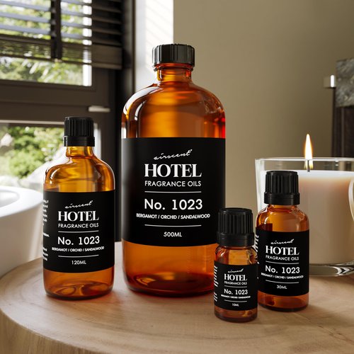 AirScent Hotel Diffuser Oil No. 1023 Inspired by The Baccarat Hotel Scent Love Affair - Essential Oil Blend - Fragrance Oil Bottle for Aromatherapy Diffusers and Humidifiers