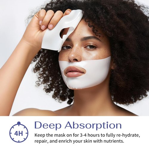 GHK-Cu | Copper Peptide Hydrogel Face Mask - Anti-Aging Collagen Booster for Skin Repair & Firming