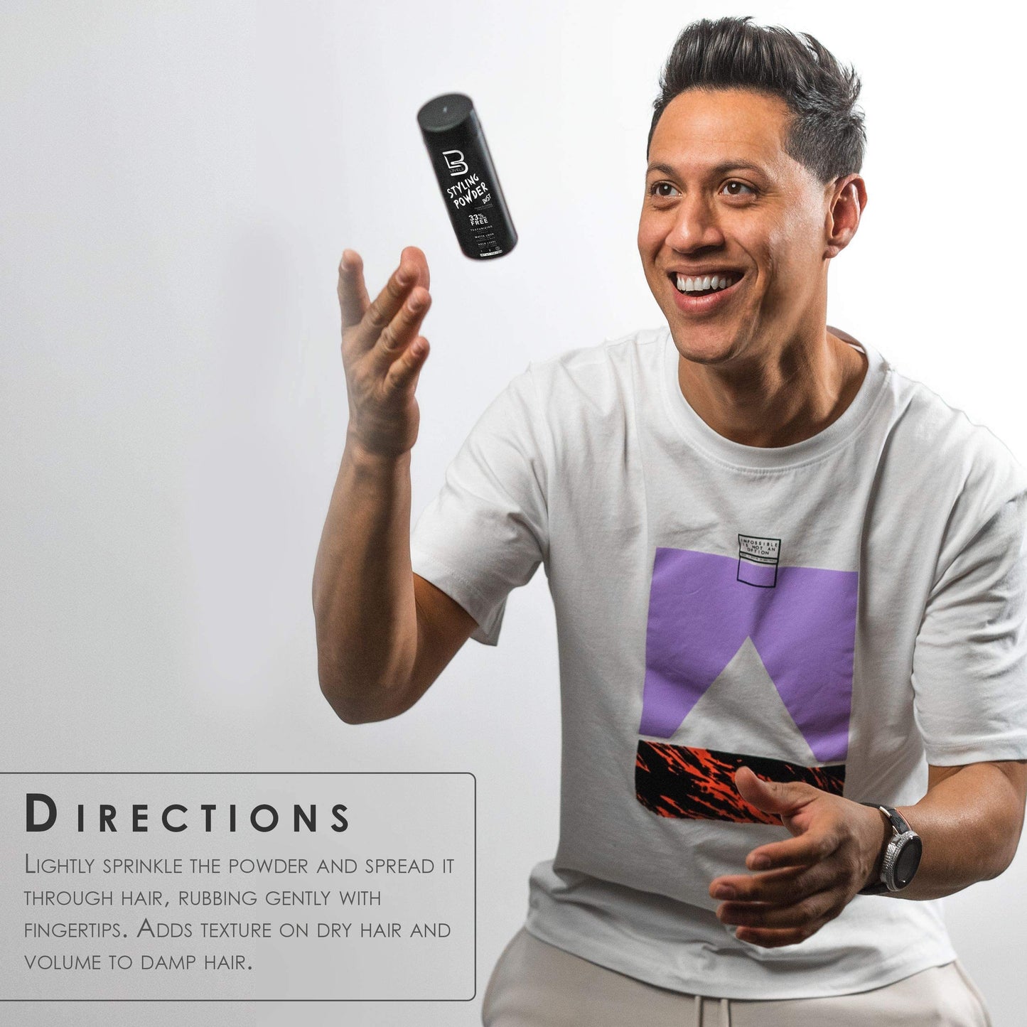 L3 Level 3 After Shave Spray Cologne - Softens Skin - Refreshes and Relieves Face and Skin - Styling Powder Included (Midnight)