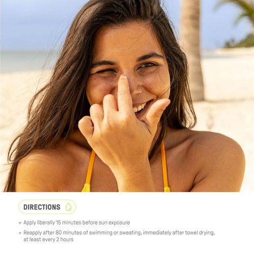 Raw Element Ultra-Moisturizing Face Tint Sunscreen - SPF 30+ | Non-Toxic Mineral Cream, 0.5 oz Bronze