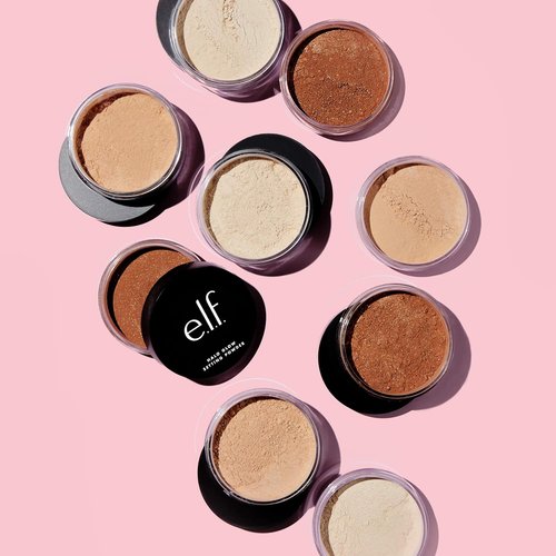 e.l.f. Halo Glow Setting Powder - Silky Finish for Soft Glow, Smooths Pores & Lines, Vegan | Deep