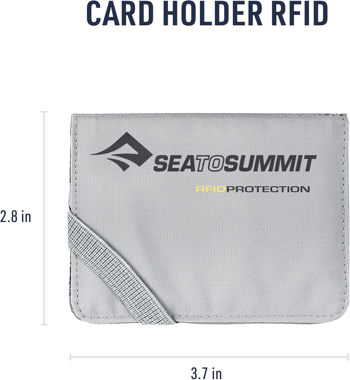 Sea to Summit RFID Card Holder - Lightweight Travel Accessory in Beluga Grey