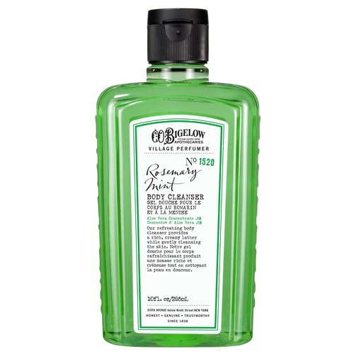 C.O. Bigelow Rosemary Mint Body Wash - Moisturizing Formula with Aloe Vera | 10 Fl Oz
